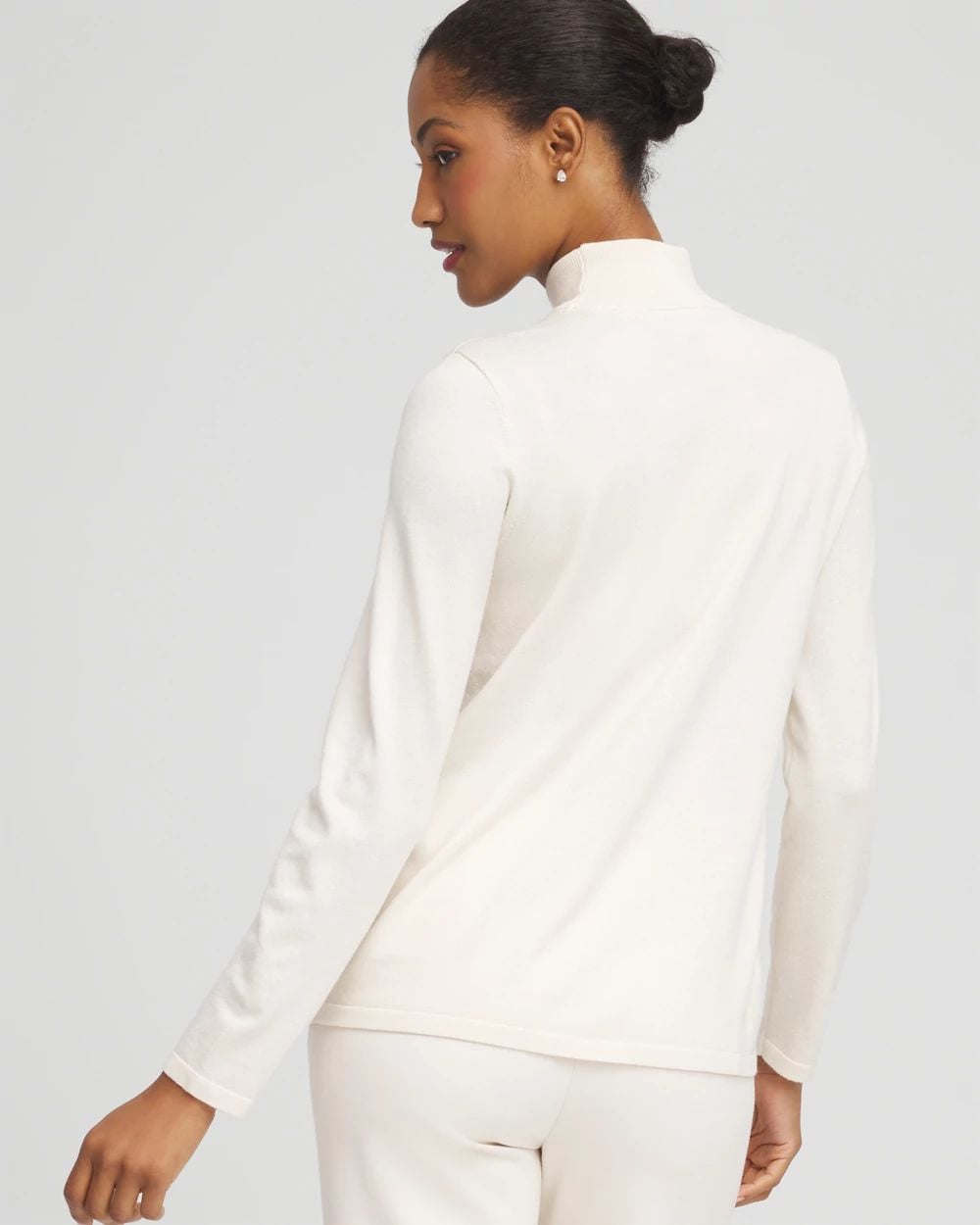 Ella Embellished Mockneck Sweater | Chico's